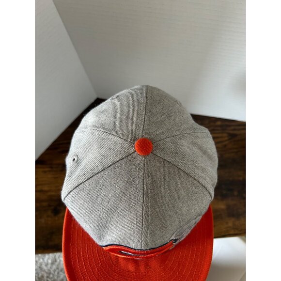 Chicago Bears 59Fifty Fitted Hat By New Era Gray & Orange NFL Embroidered Logo - Picture 5 of 6
